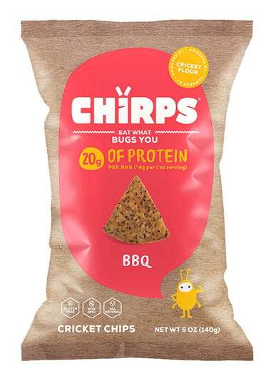 BBQ Chirps Cricket Chips (3-Pack)
