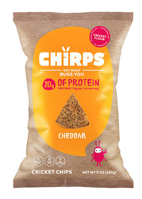 Cheddar Chirps Cricket Chips (3-Pack)